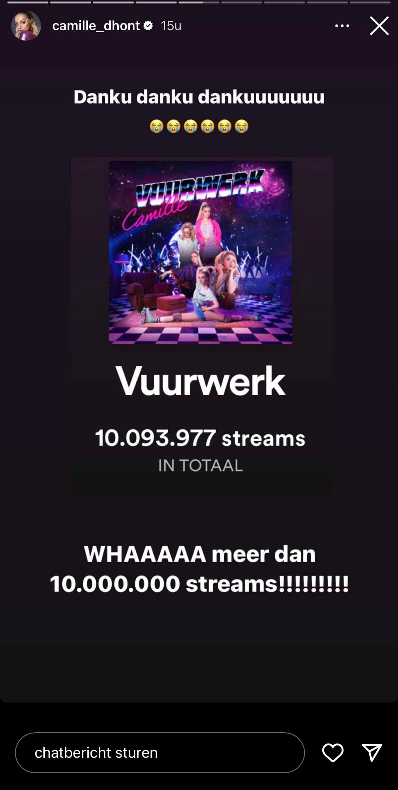 Camille stelde nog maar pas haar nieuwe vriend voor maar heeft nu nóg meer fantastisch nieuws
