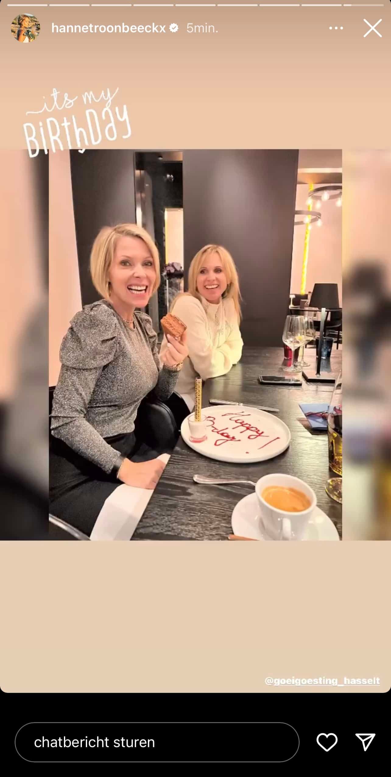 Pas getrouwde Hanne Troonbeeckx heeft alweer iets geweldigs te vieren: "Tijd voor bubbels!"