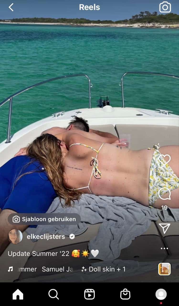 Elke Clijsters stelt voor het eerst haar nieuwe vriend voor
