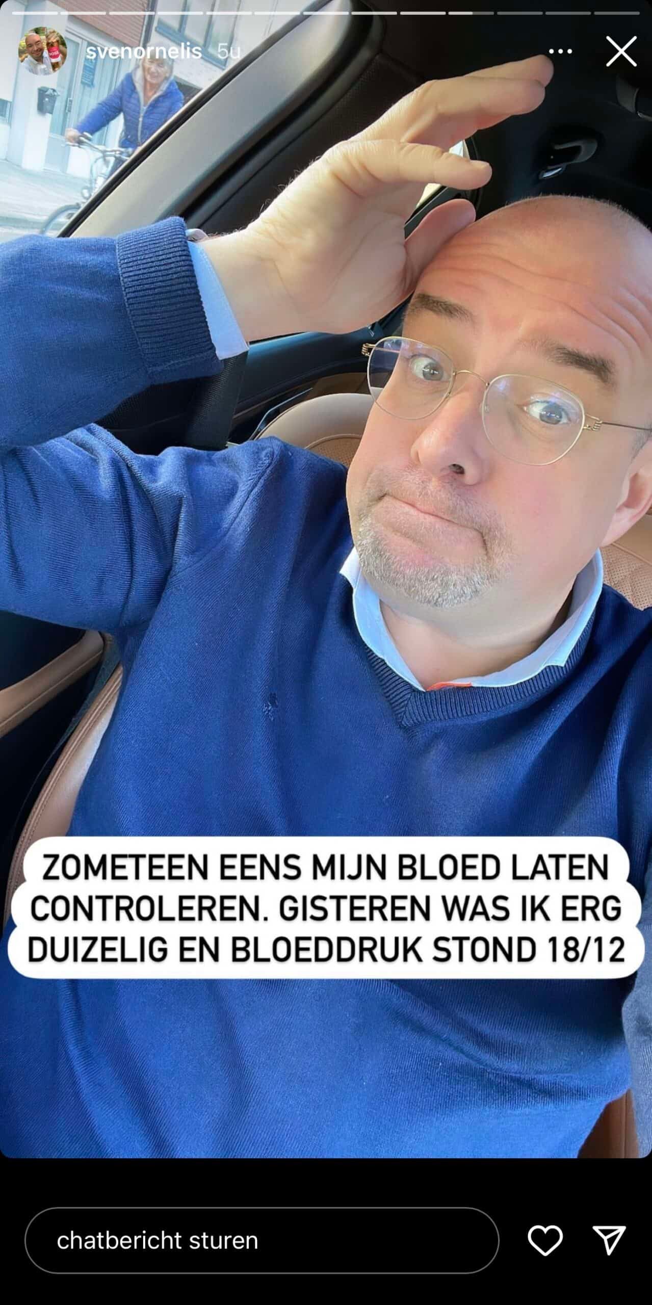 Dokter heeft erg slecht nieuws voor Sven Ornelis na bloedonderzoek