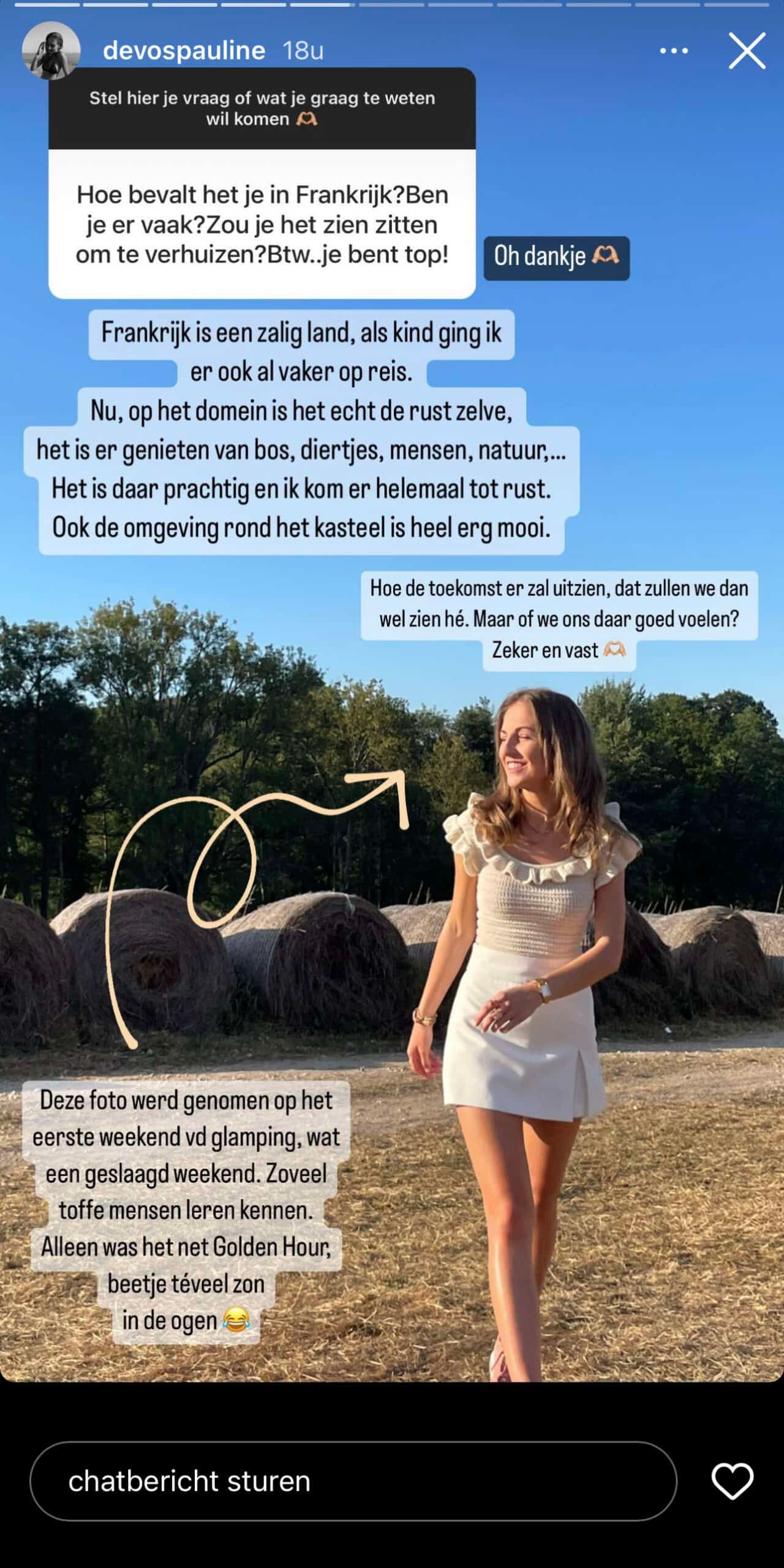 Verhuist Pauline De Vos naar Frankrijk met Junior Planckaert? Ze verklapt zelf al het antwoord
