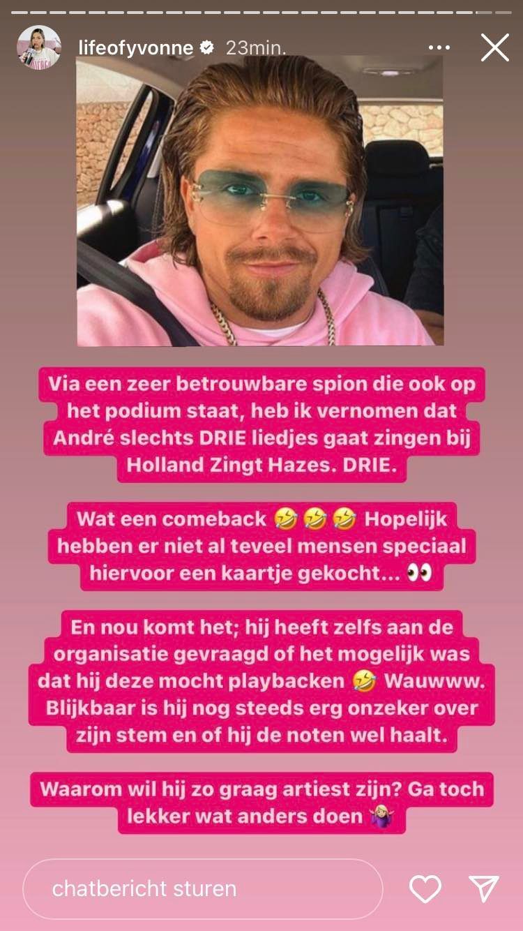 Bron: Instagram Stories @lifeofyvonne