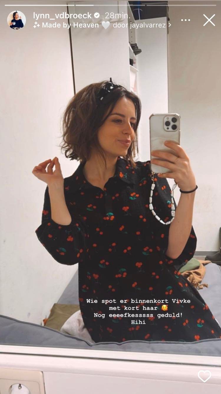 Bron: Instagram Stories @lynn_vdbroeck
