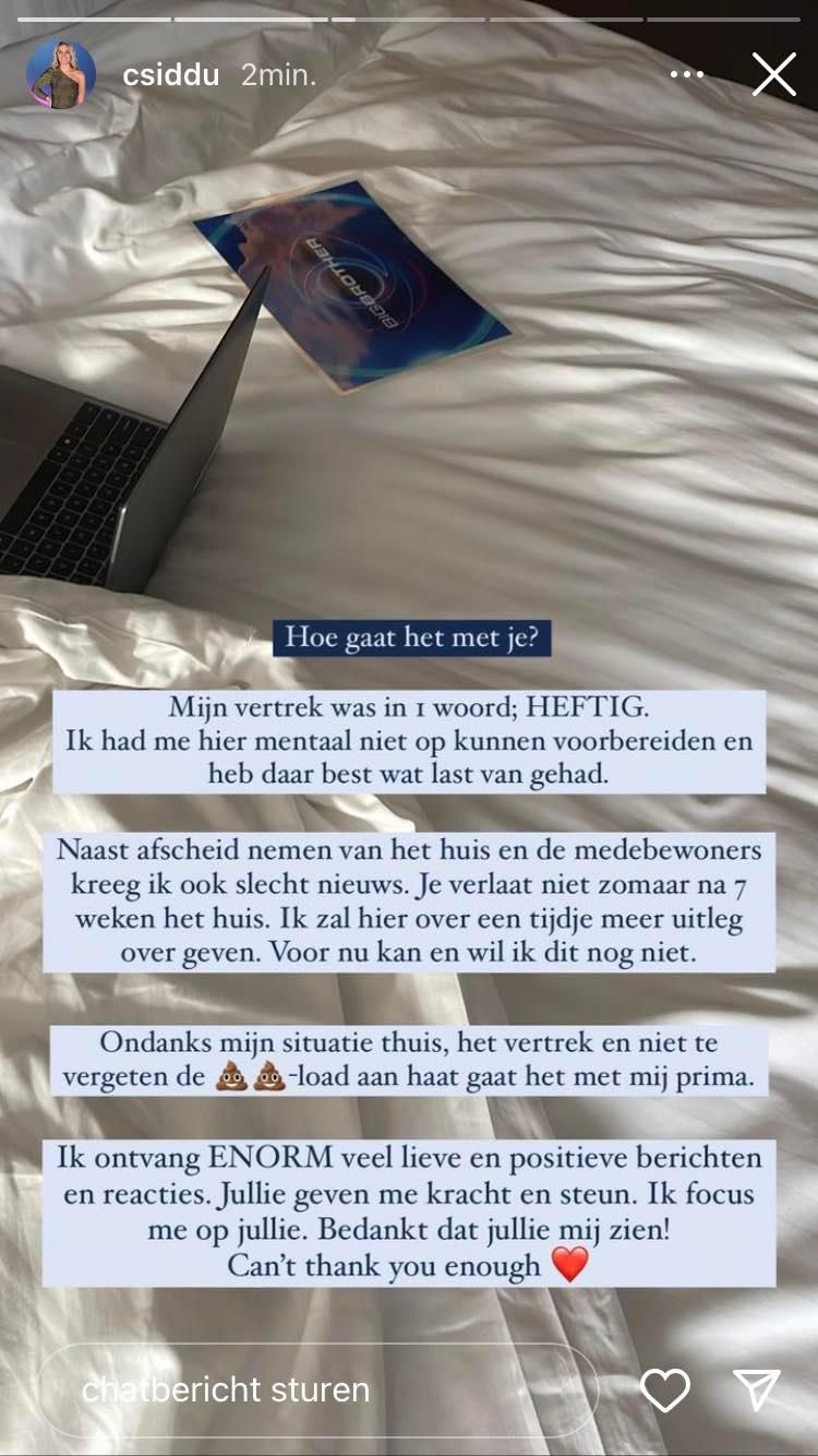 Bron: Instagram Stories @csiddu