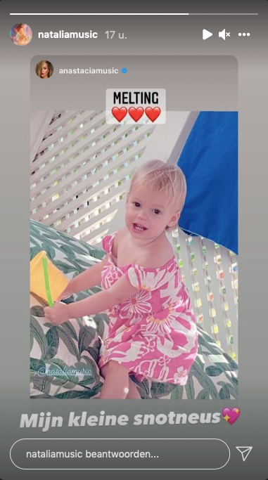 Bobbi-Loua, de dochter van Natalia, doet opnieuw alle harten smelten