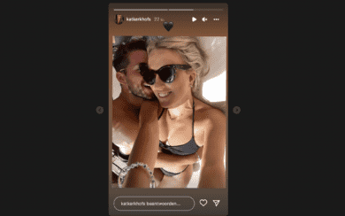 Kat Kerkhofs poseert in sexy bikini op intieme foto met Dries Mertens