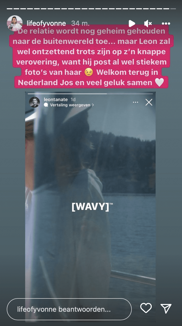 "Josje Huisman heeft al weken een geheime relatie met deze man"