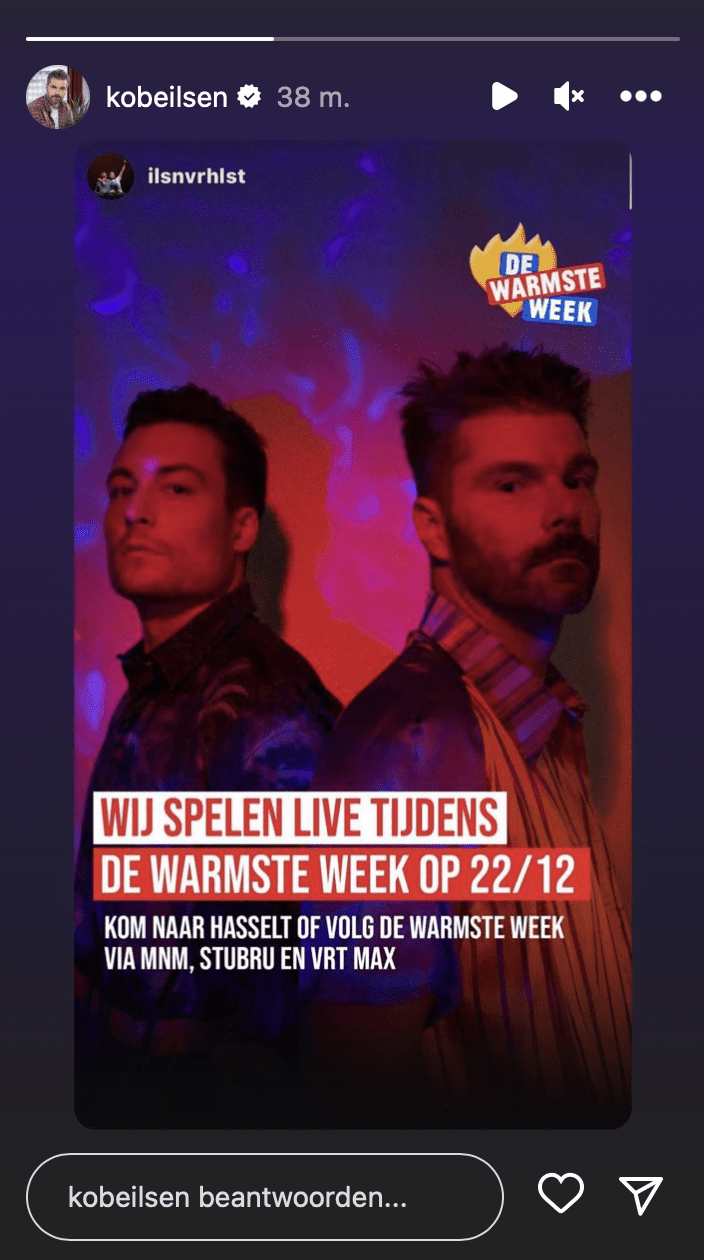 Bron: Instagram Stories