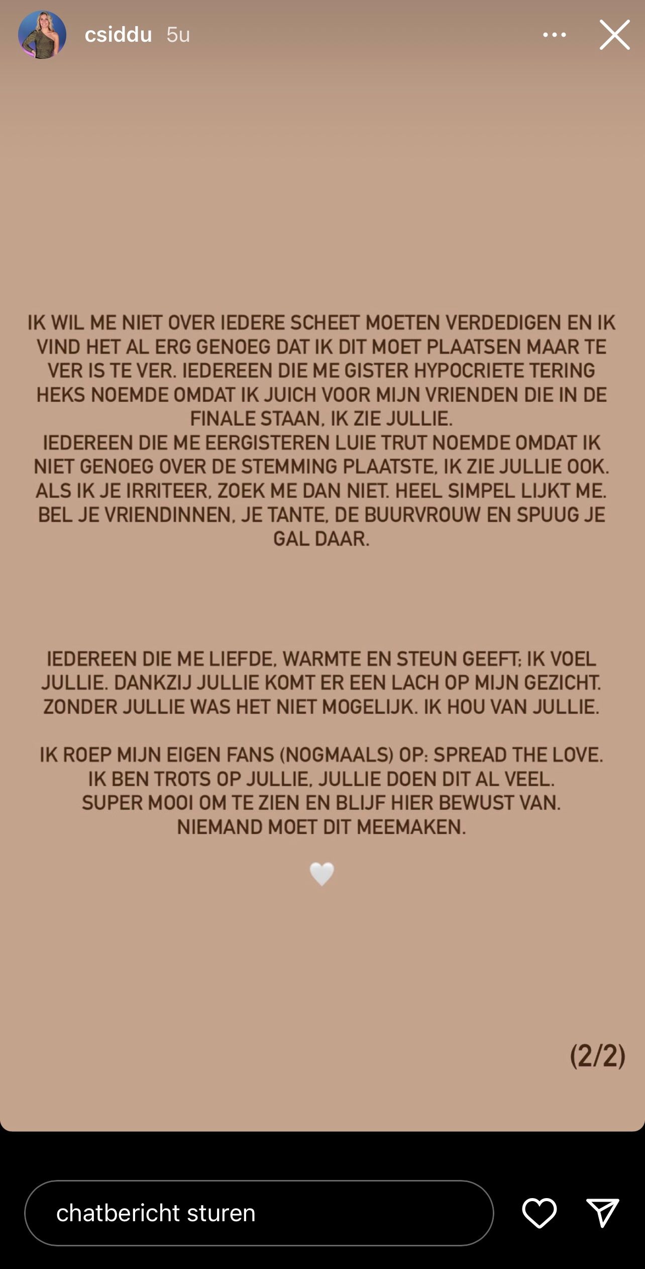 Na vertrek uit 'Big Brother'-huis: Chiara doet aangrijpende getuigenis en slaakt noodkreet 