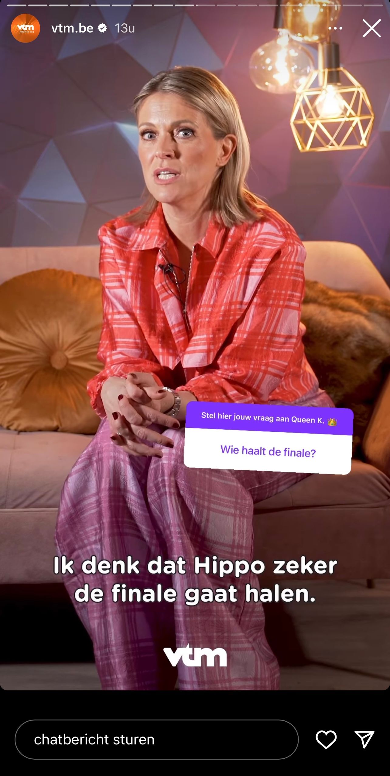 Karen Damen is er rotsvast van overtuigd: "Deze Masked Singer staat zeker in de finale"