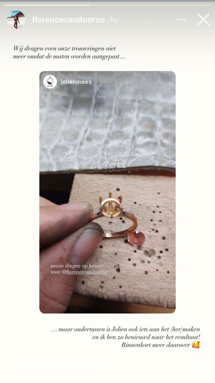 Bron: Instagram Stories @florencevandoorne