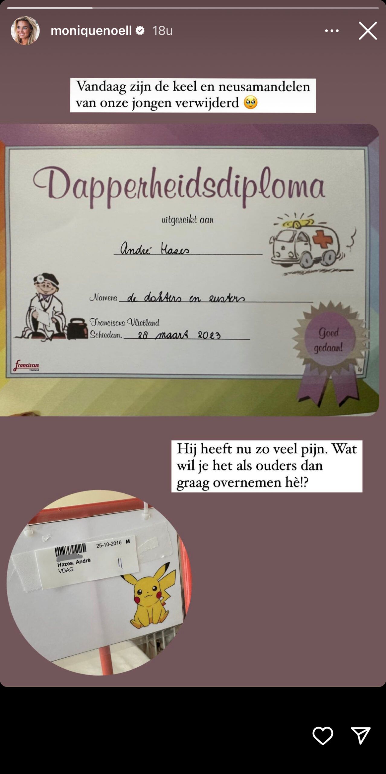 André Hazes en Monique Westenberg onthullen droevig nieuws over hun zoontje: "Zó veel pijn"