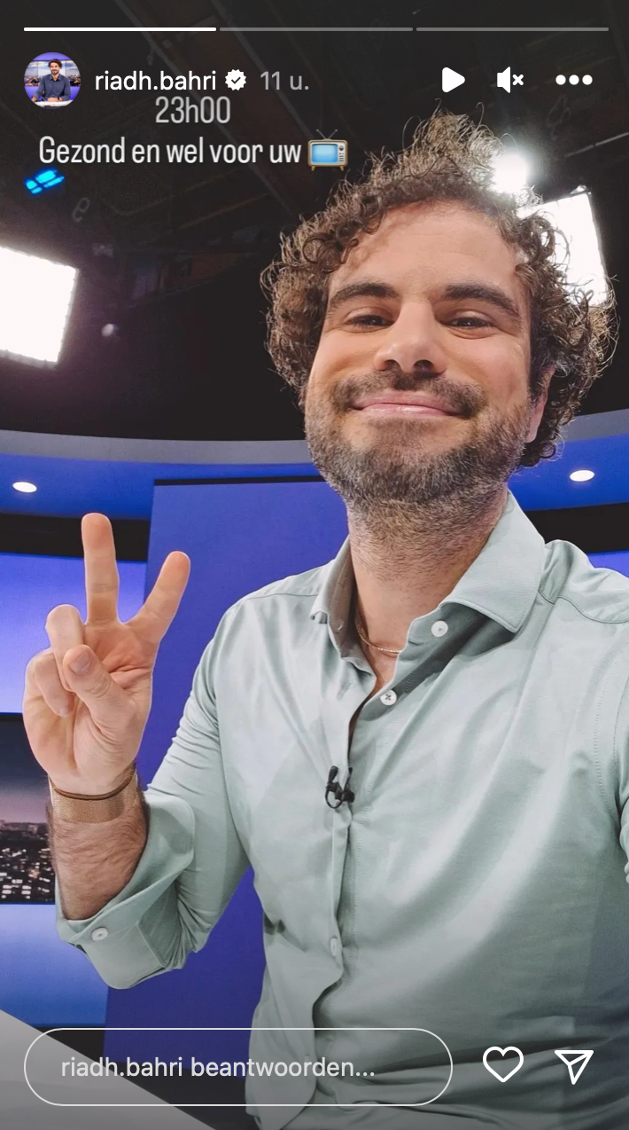 Bron: Instagram Stories @riadh.bahri