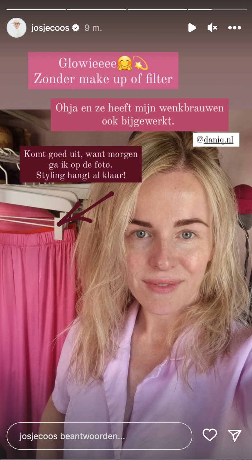 Eerlijke Josje Huisman laat zich puur zien zonder make-up