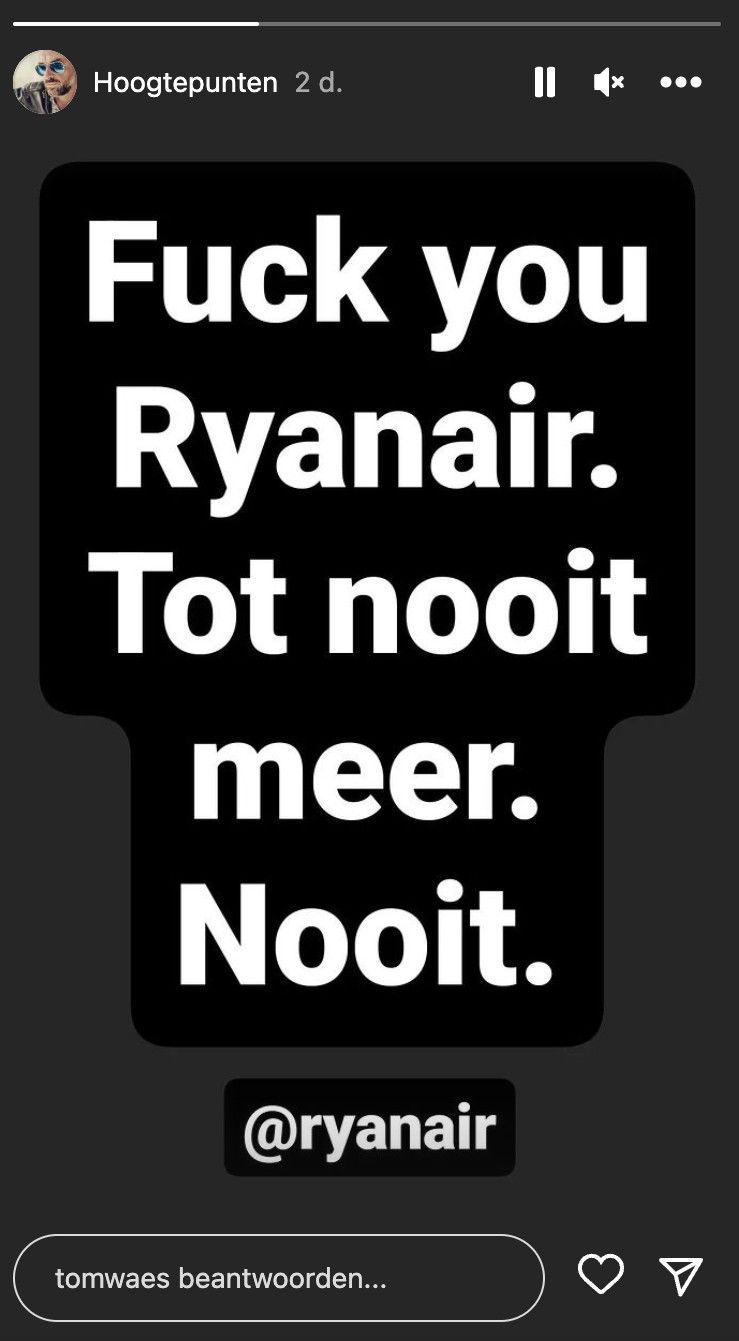 Reis van Tom Waes loopt volledig in het honderd: "Doe ik nooit meer!"
