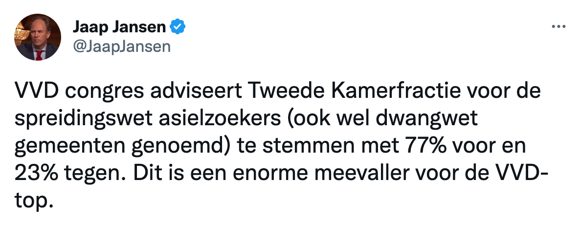 VVD-leden geven zich massaal over aan Kaag: '77% partijcongres is voor de spreidingswet'
