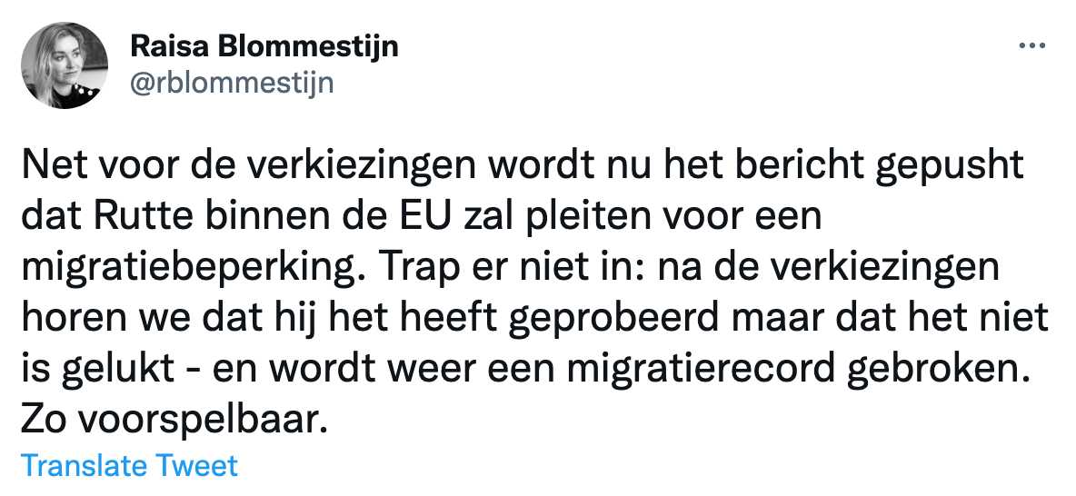 Rutte en VVD blootgelegd als hypocriete leugenaars: migratiebeperking blijft lege belofte