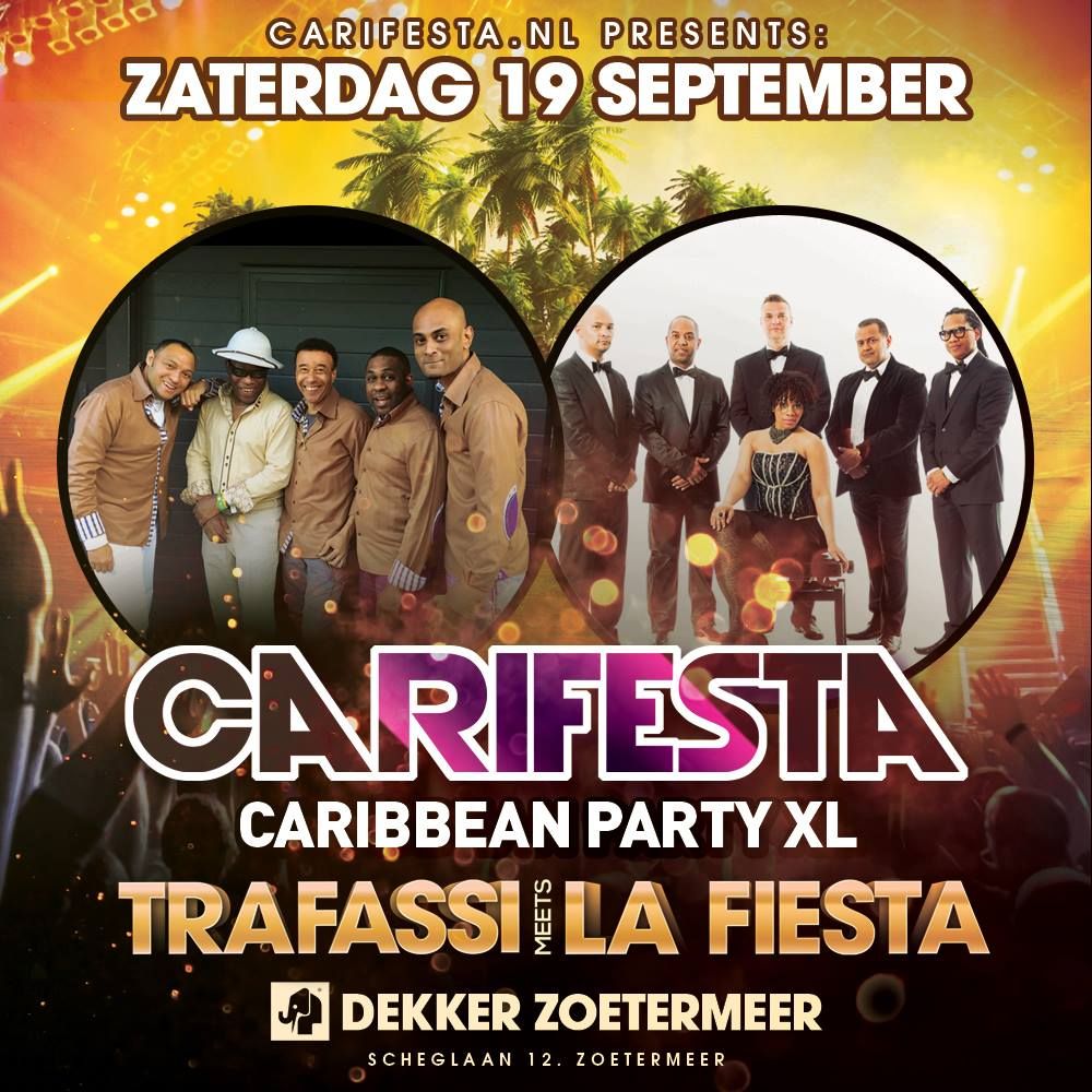 Trafassi samen met La Fiesta op Caribbean Party