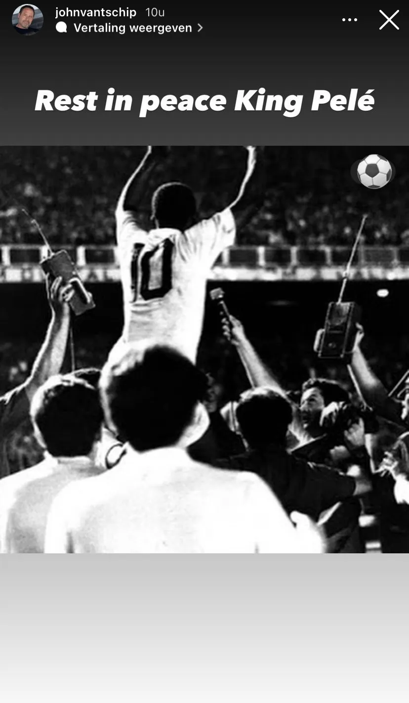Voetbalwereld staat stil bij overlijden Pelé, die ook speelde in Het Diekman