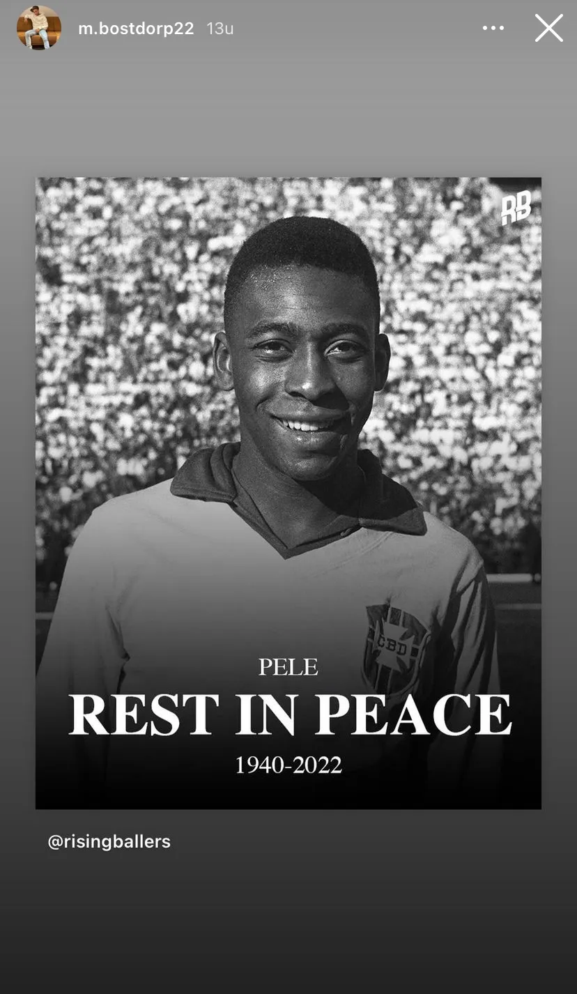 Voetbalwereld staat stil bij overlijden Pelé, die ook speelde in Het Diekman