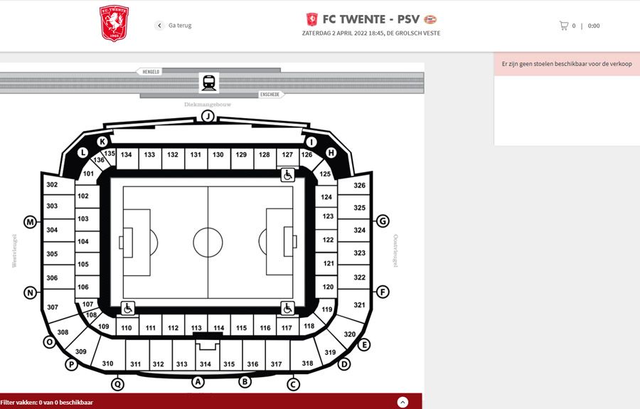 BAM! FC Twente - PSV is uitverkocht!