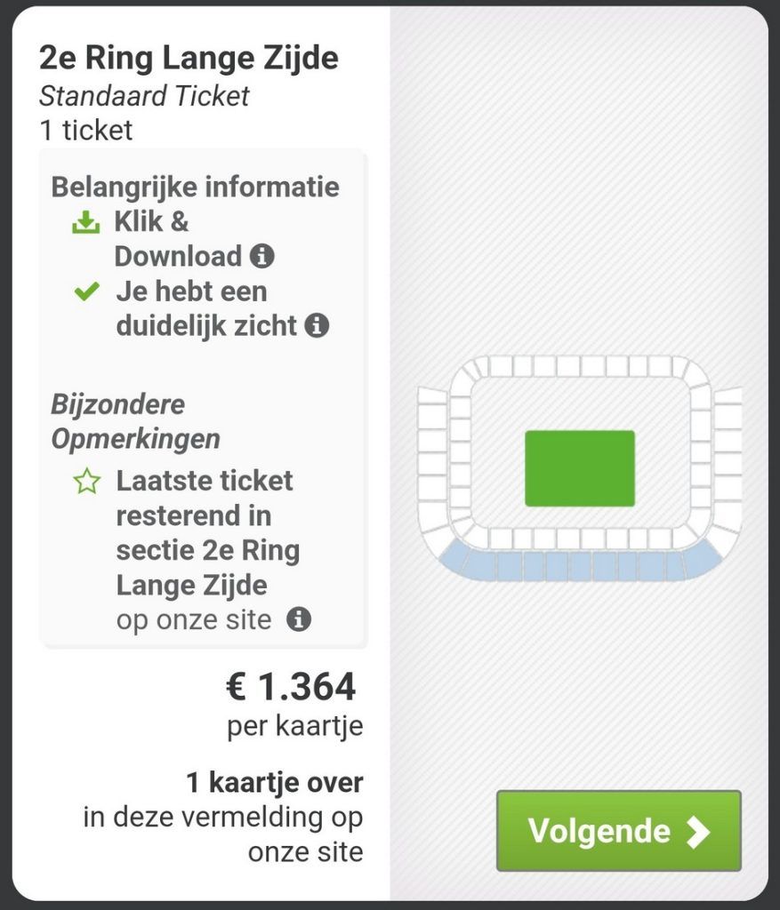 1.364 euro voor één kaartje FC Twente - Fiorentina