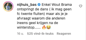 Humor: Nijhuis spaart alleen Brama na grap bij opnemen promotievideo