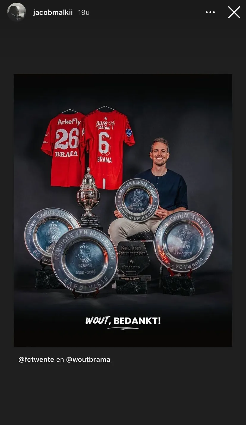 (Oud-)teamgenoten reageren op aankondiging Brama: "The myth, the legend!"