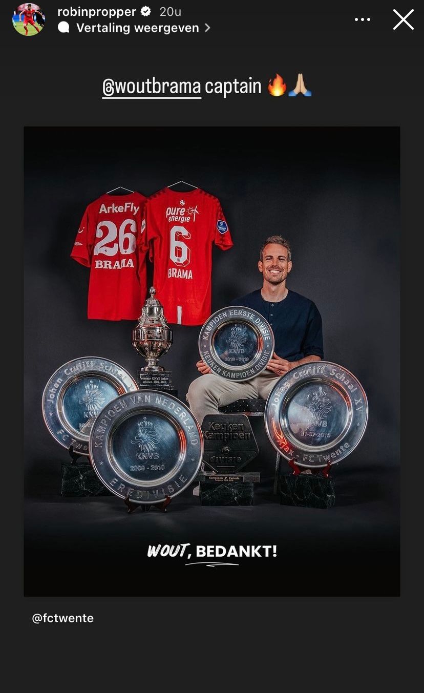 (Oud-)teamgenoten reageren op aankondiging Brama: "The myth, the legend!"