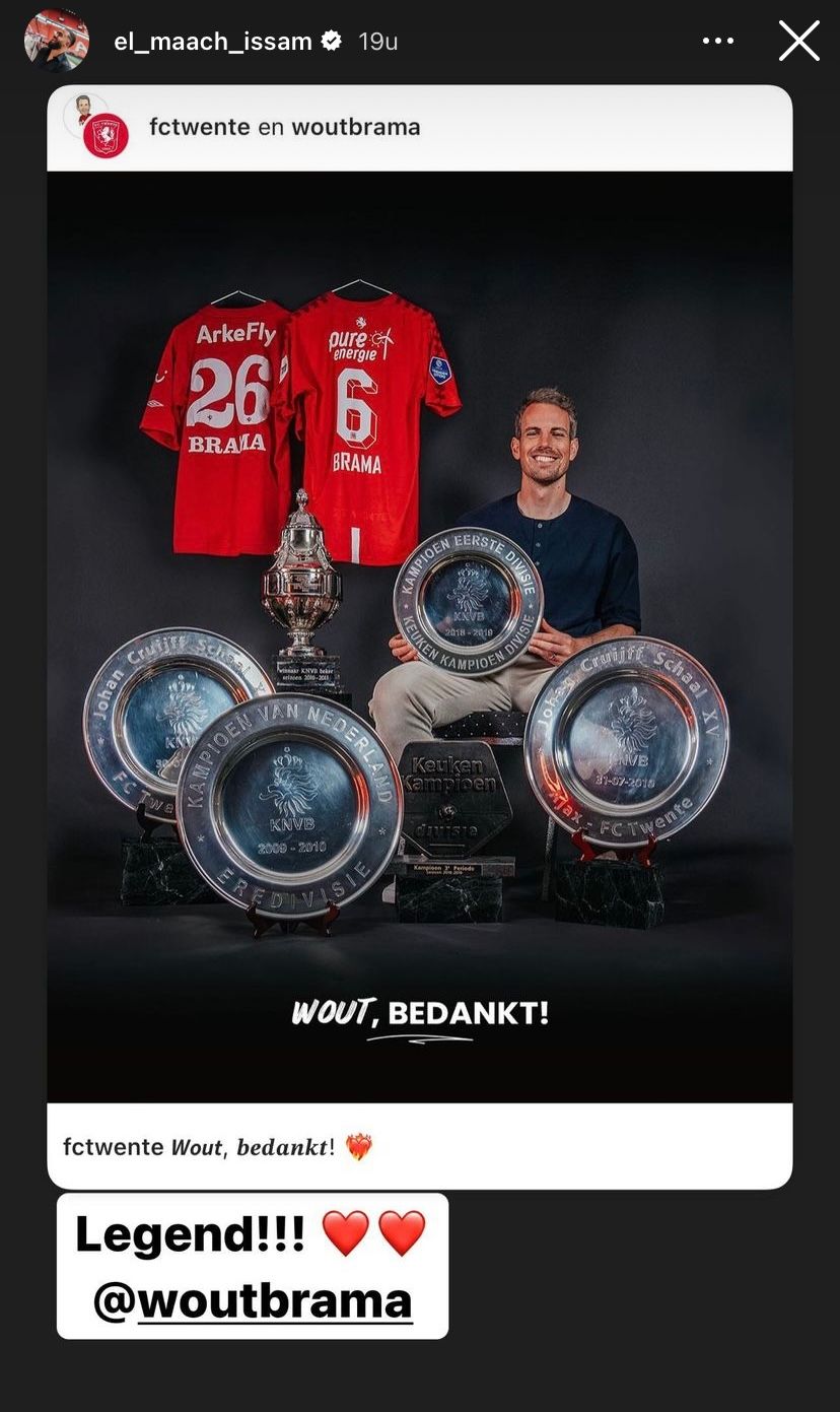 (Oud-)teamgenoten reageren op aankondiging Brama: "The myth, the legend!"