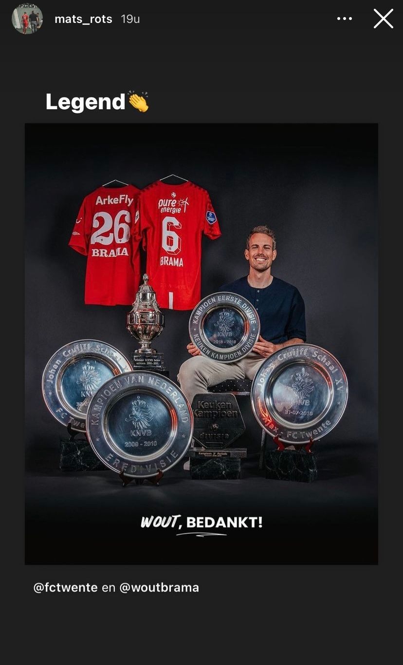 (Oud-)teamgenoten reageren op aankondiging Brama: "The myth, the legend!"
