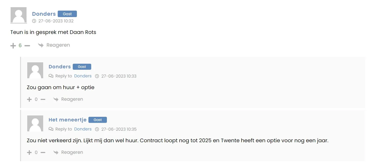 Daan Rots mag (nog) niet vertrekken van FC Twente