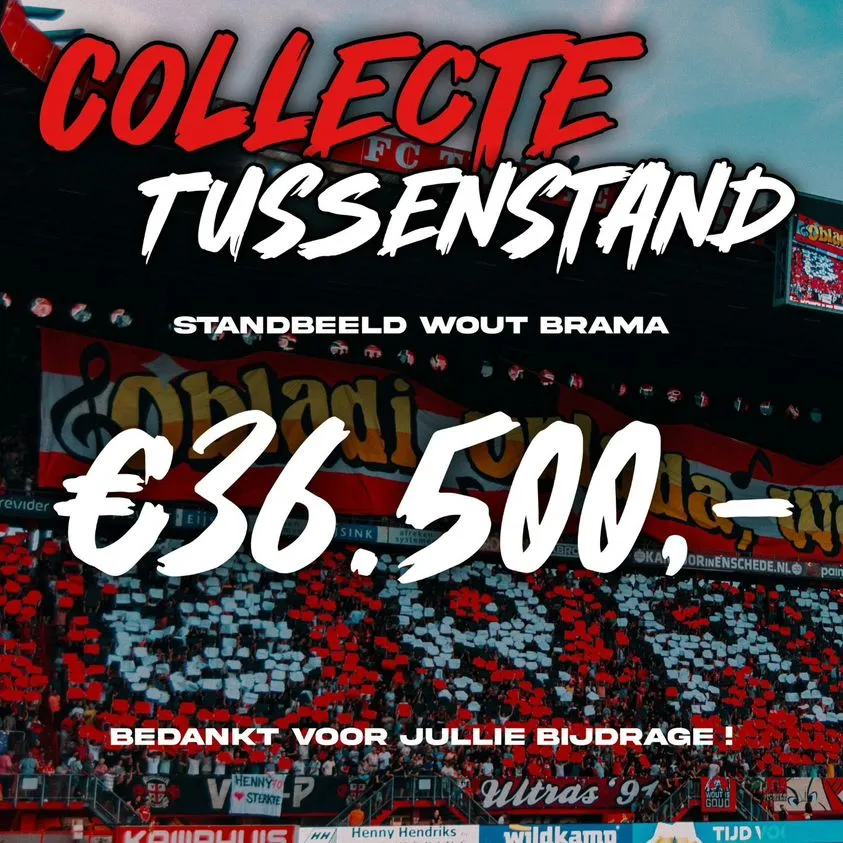 WAUW! Meer dan 35.000 euro (!!) opgehaald voor standbeeld Wout Brama