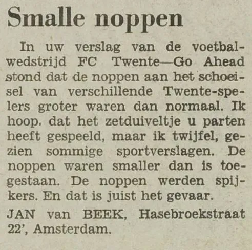 Hoe een gevaarlijke FC Twente - Go Ahead het voetbal voor eeuwig veranderde