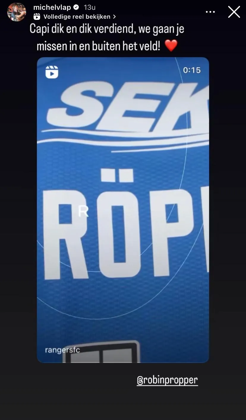 Spelers reageren liefdevol op vertrek Pröpper: "Voor altijd in 't hart, maat!"