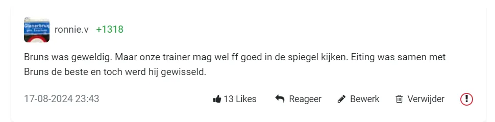 Supporters uiten felle kritiek op Oosting: "Hij moet goed in de spiegel kijken"