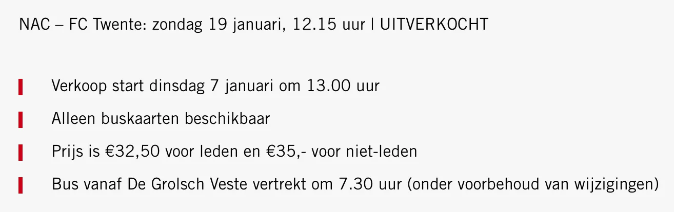Twente-supporters trekken massaal naar Breda ondanks extreem vroege vertrektijd