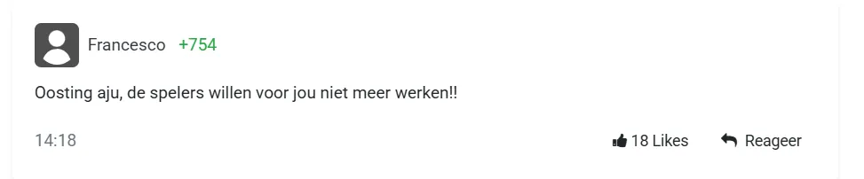 Emoties lopen flink op bij Twente-supporters: Oosting grote zondebok