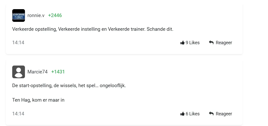 Emoties lopen flink op bij Twente-supporters: Oosting grote zondebok