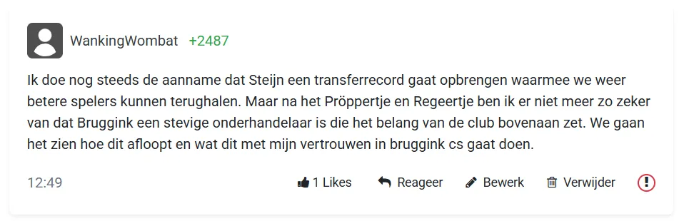 Twente-supporters spreken schande van genoemd bedrag Steijn: "Je verraadt je eigen club"