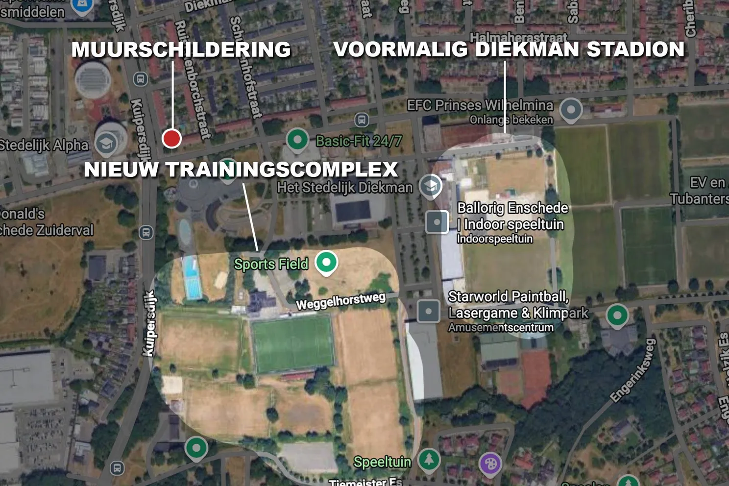Overzicht-muurschildering-voormalig-diekmanstadion-nieuw-trainingscomplex-google-maps