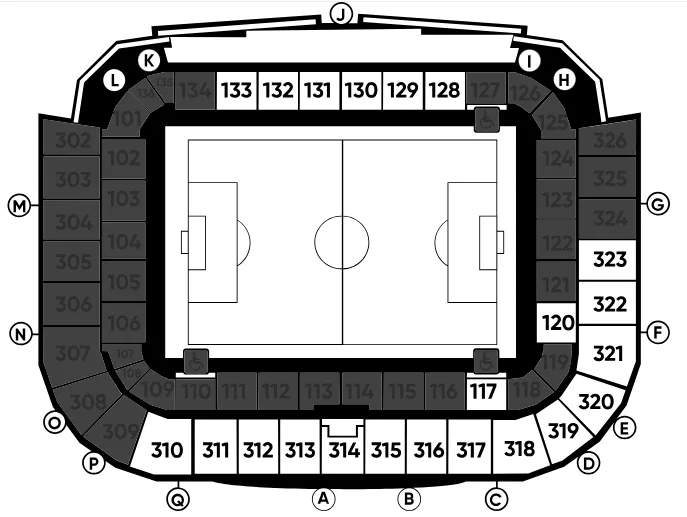 Beschikbare plekken 14 maart 2026 tegen FC utrechto op 15 maart