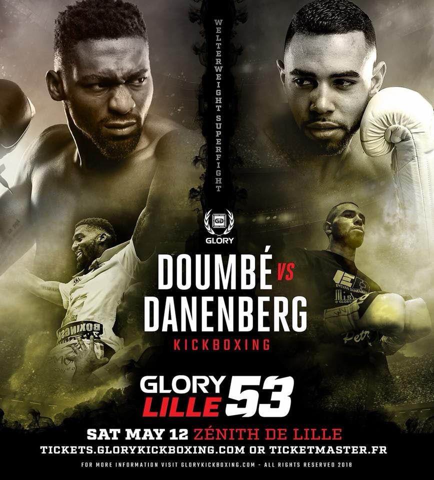 Eyevan Danenberg treft Cédric Doumbé op GLORY 53 Lille