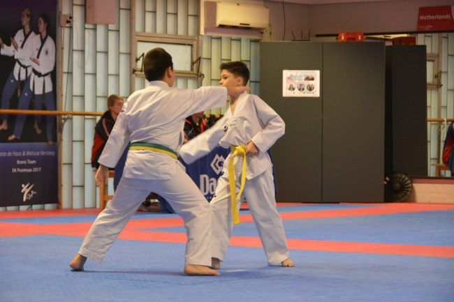 Bandexamens Taekwondo bij Sportcentrum Tapia in Oss (video)