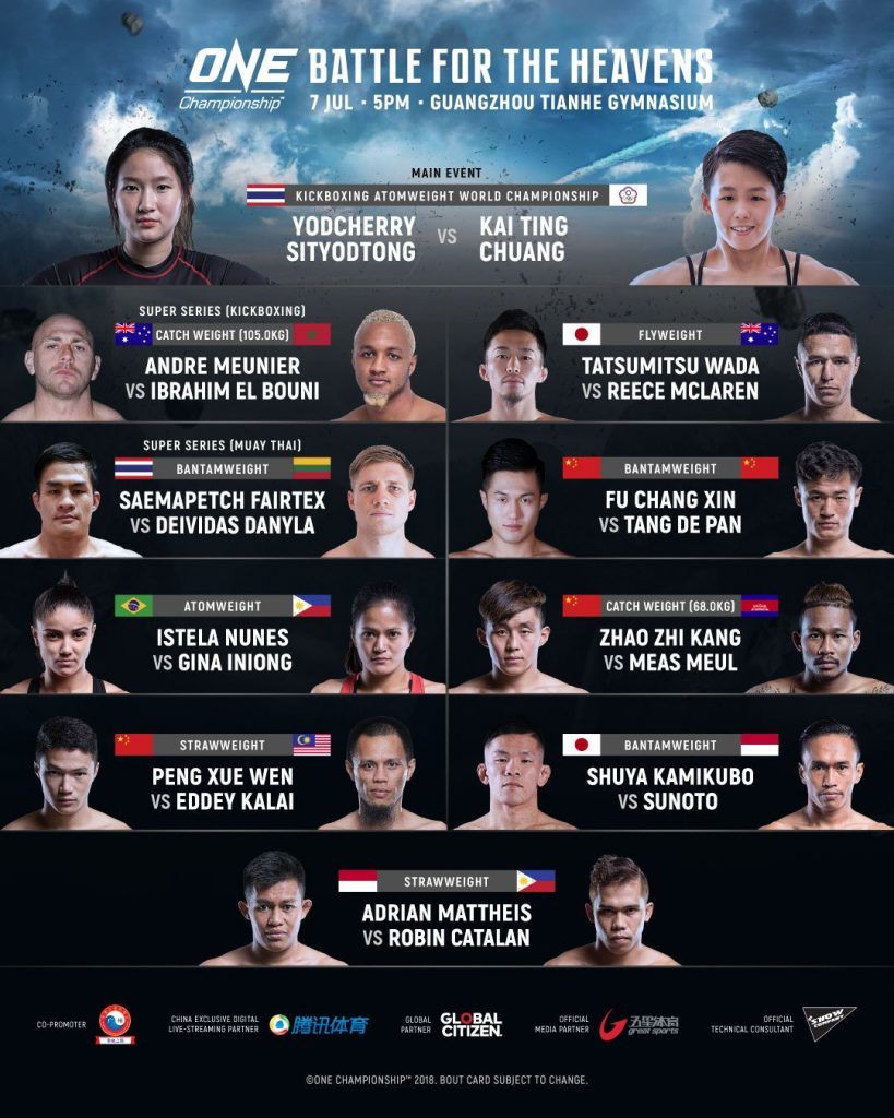 Ibrahim El Bouni maakt 7 juli debuut bij ONE Championship