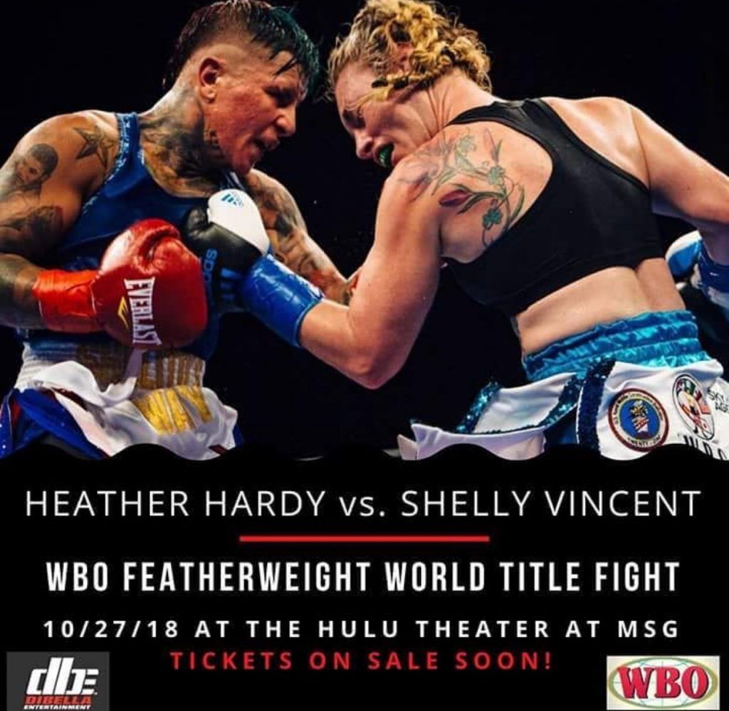 Bellator vechter Heather Hardy in rematch tijdens bokswedstrijd