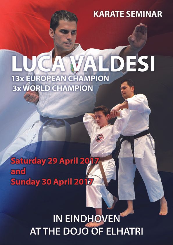Luca Valdesi seminar bij Budosporten Elhatri