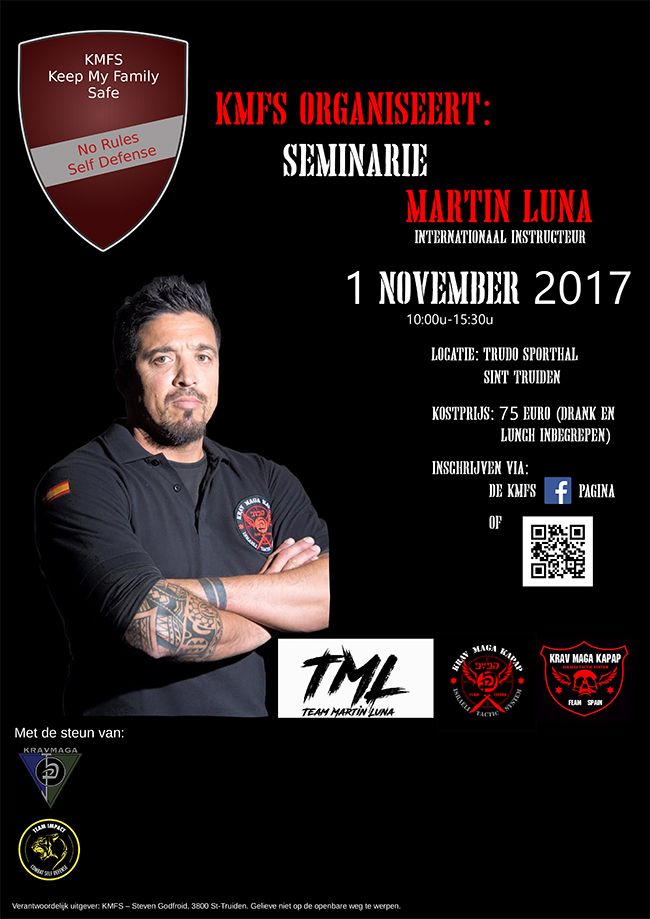KMFS (Keep My Family Safe) groots internationaal Krav Maga seminar!