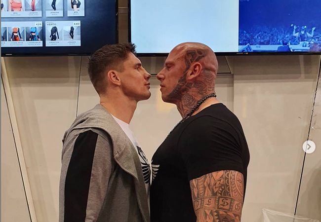 Rico Verhoeven oog in oog met MMA-Reus