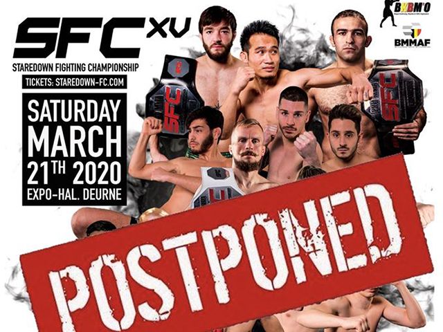 MMA-event in Antwerpen afgelast wegens coronavirus